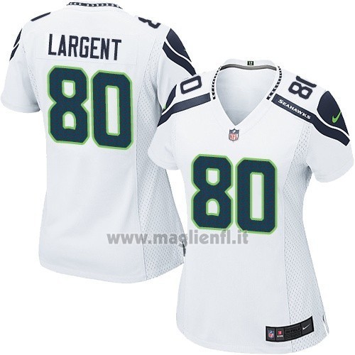 Maglia NFL Game Donna Seattle Seahawks Largent Bianco